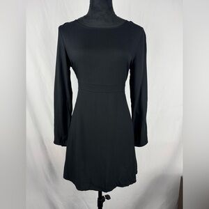 Talula Black Long Sleeve A-Line Dress
